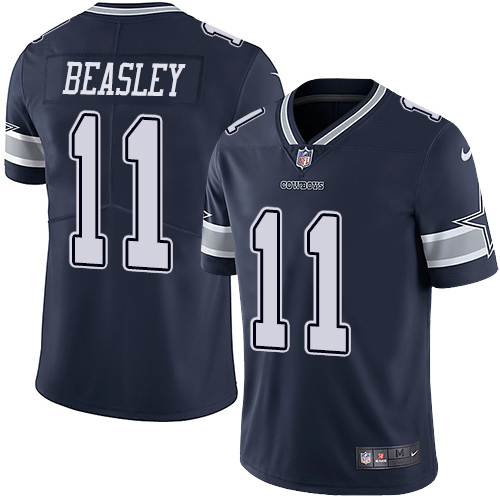 Nike Cowboys #11 Cole Beasley Navy Blue Team Color Men's Stitched NFL Vapor Untouchable Limited Jersey - Click Image to Close
